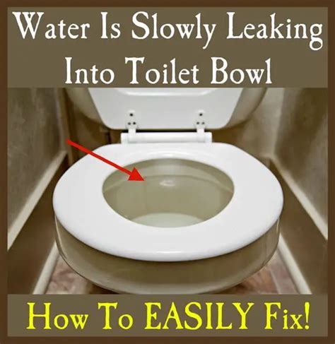 toilet leaks into bowl|Water leaking from toilet tank into bowl